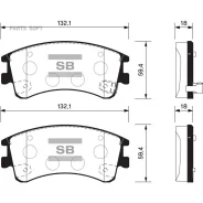 ������� ��������� Mazda 6 02� �������. ������ �������� SP1518 Sangsin Brake SP1518 SP1518 ����