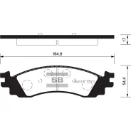 ������� ��������� �������� Ford Explorer 06-10/Taurus 11, Mercury Mountaineer 06-10 SP1510 Sangsin Brake SP1510 SP1510 ����