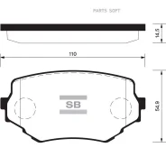 ������� ��������� Suzuki Vitara/Grand Vitara 94- �������� SP1535 Sangsin Brake SP1535 SP1535 ����