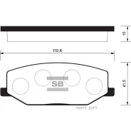 ������� ��������� �������� Suzuki SJ 1.0/1.3 81-04 SP1540 Sangsin Brake SP1540 SP1540 ����