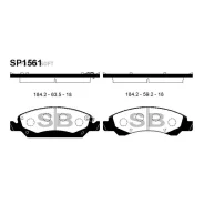 ������� ��������� Cadillac Escalade/Chevrolet Tahoe 06- �������� SP1561 Sangsin Brake SP1561 SP1561 ����