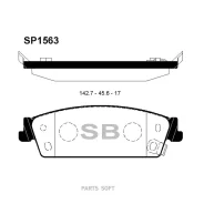������� ��������� Cadilac/Chevrolet Escalade/Tahoe 06- ���. Sangsin Brake SP1563 SP1563 ����