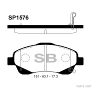 ������� ��������� Toyota Avensis/Corolla Verso -09 �����. Sangsin Brake SP1576 SP1576 ����