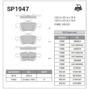 ������� ������ FORD Focus III 12- SP1947 Sangsin Brake SP1947 SP1947 ����