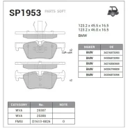 ������� ��������� BMW 1 (F20)/1 (F21)/3 (F31) 11- ����. Sangsin Brake SP1953 SP1953 ����