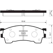 ������� ��������� �������� Mazda 626 1.8-2.5/2.0D/Xedos6 1.6 16V/2.0 92 SP2018 Sangsin Brake SP2018 SP2018 ����