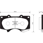 ������� ��������� Toyota LC 120 4.0/3.0D/Mitsubishi Pajero 06 �������� SP2033 Sangsin Brake SP2033 SP2033 ����