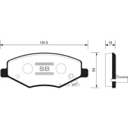 ������� ��������� �������� Chery Amulet/QQ/Tiggo all 06 SP2092 Sangsin Brake SP2092 SP2092 ����