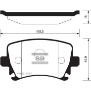 ������� ��������� �������� Audi A4/A6, VW Golf V, Skoda O�tavia 03 SP2099 Sangsin Brake SP2099 SP2099 ����