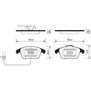 ������� ��������� AUDI A4/A4 Allroad/A5 1.8-3.2 07- �������� � ����. SP2144 Sangsin Brake SP2144 SP2144 ����