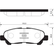 ������� ��������� Toyota Highlander 07- ���. SP2136 Sangsin Brake SP2136 SP2136 ����