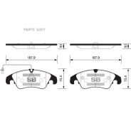 ������� �������� AUDI A6 (C7), Q5 SP2145 Sangsin Brake SP2145 SP2145 ����