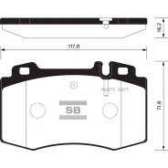 ������� ��������� �������� MB W220/W211 02 SP2193 Sangsin Brake SP2193 SP2193 ����