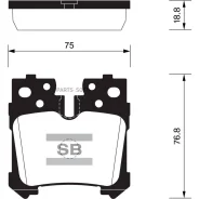������� ������ Lexus LS460 2006- SP2301 Sangsin Brake SP2301 SP2301 ����