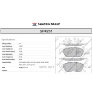 ������� �������� FORD Galaxy 2015- SP4251 Sangsin Brake SP4251 SP4251 ����