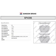 ������� ��������� BMW 3 G20 M 18- ������ SP4396 Sangsin Brake SP4396 SP4396 ����