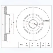 ���� ��������� �������� Honda Civic 91-96/ Civic 95-00/ Civic 00-06/ Airwave 05-10/ Domani 92-96/ Domani 97-01/ Fit 07-13/ Fit Shuttle 11-15/ Fit 13-1...