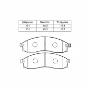 ������� ��������� �������� Nisshinbo PF-2309 �������� 0986AB2236 0986AB2236 ����