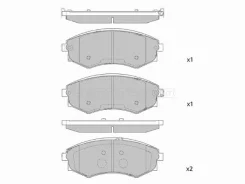 ������� ��������� HI-Q/Sangsin Brake SP1144-F, �������� SP1144F ����