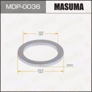 ����� (���������) ��� ����� ������������� Masuma, Toyota 18.2*24.2*2 MDP-0036 ����