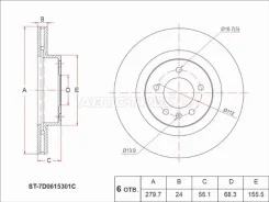 ���� ��������� ST-7D0615301C, �������� ST7D0615301C ����