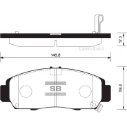 ������� ����. ����. �������� Honda TL 99-08 Acura CL 01-03 (D787) (HI-Q) SP2114 ����