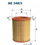 ������ ��������� ��� ��� Filtron AE348/3 AE3483 ����