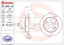 ���� �� ��) ���� ��������� ����� 08580330 Brembo Brembo 08580330 08580330 ����