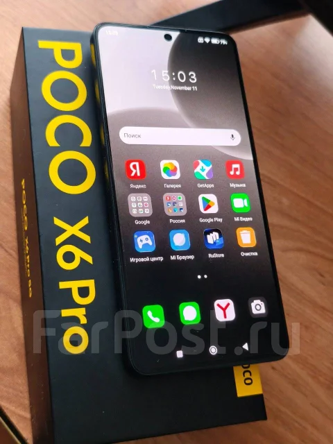 Xiaomi Poco X6 Pro. �/�, 512 ��, ������, 5G, Dual-SIM, NFC ����