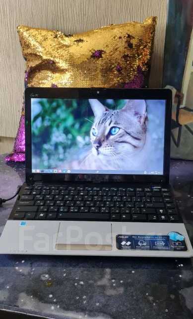 Asus Eee PC 1215P. 12.1", 1,7����, ��� 2048 ��, ���� 300���, WiFi: 1, Bluetooth: 1, ����������� �� 4 400��. ����