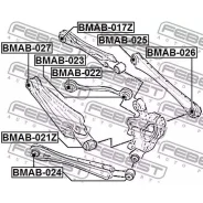����������� ������ ���������� ���� BMW X3 F25 10/09-17/08 X4 F26 14/04-18/03 Febest BMAB022 BMAB022 ����