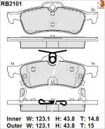 �������� ��������� ������� R Brake RB2101 RB2101 ����