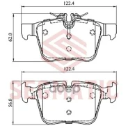 ������� ����. ����. ���. Mercedes-BENZ C-Class W205 13-, T-Model S205 [122.4*62*16/122.4*56*16] A0084201420 Segmatic ���. SGBP2831 SGBP2831 ����
