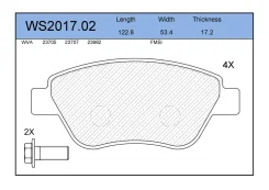 ������� ��������� �������� �������� ��� FIAT Doblo, FIAT Punto /, OPEL Corsa D jeenice ws201702 WS201702 ����