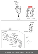 ������� ��������� �������� Hyundai/Kia 58101-F2A00 58101F2A00 ����