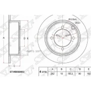 ���� ��������� (���) Mitsubishi Lancer 02-10 / Aspire 98-02 SAT ST-MB668083 STMB668083 ����