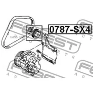 ����� �������� ���������� ����� Suzuki M13/15/16A RM413/415 RG413/415 SN413 RW415/416 RS413/415/416 AKK416 Febest 0787SX4 0787SX4 ����