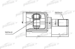 ���� ���������� 25x41 pcv1168 Patron PCV1168 ����