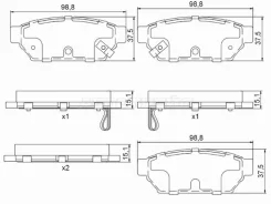 ������� ��������� (�����) Mitsubishi Lancer 91-01 / Colt 92-03 SAT ST-28-0274, ������ ST280274 ����
