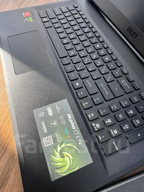 MSI Alpha 17. 17.3", 2,4����, ��� 16 ��, ���� 1 000���, WiFi: 1, Bluetooth: 1, ����������� �� 4��. ����