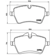 ������� ��������� �������� | ����� | MINI MINI (R56) Cooper S 03.2010 - 11.2013 MINI MINI (R56) Cooper S 10.2006 - 02.2010 Brembo P06051 P06051 ����