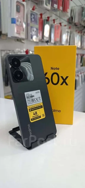 Realme Note 60x. �����, 64 ��, ������, 3G, 4G LTE, Dual-SIM, ���������� ����