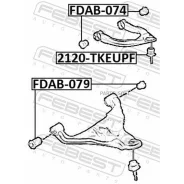 ����������� ����� ������ FORD Ranger TKE 2012- [EU] FDAB-074 Febest FDAB074 FDAB074 ����