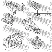 ����� ��������� FORD Transit TT9 2006-2014 ����. Febest Fdmtt9RR FDMTT9RR ����