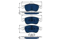������� HAM. Renault gdb1789bte TRW GDB1789BTE ����