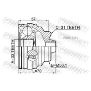 ���� �������� 33x56.1x31 | ����/��� | Febest 1910F48 1910F48 ����