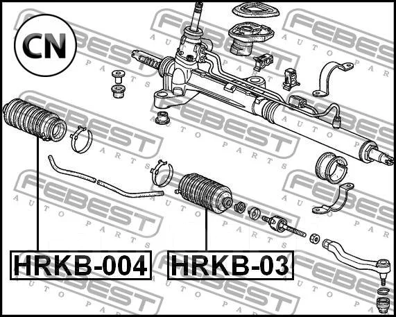 ������� ������� Febest HRKB03 HRKB03 ����