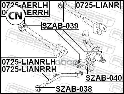 ����������� Febest SZAB038 SZAB038 ����