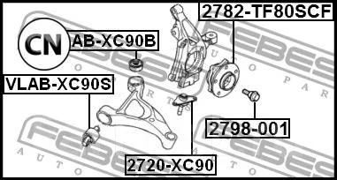 ����������� Febest Vlabxc90S VLABXC90S ����