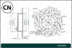 ���� ��������� ��������������� ����� Gbrake GFR01325L GFR01325L ����